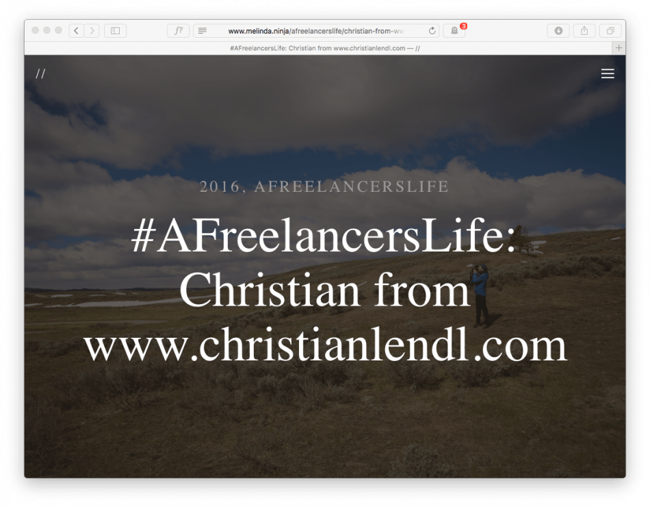 #AFreelancersLife