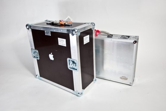 Flightcase für Mac Pro und Monitor