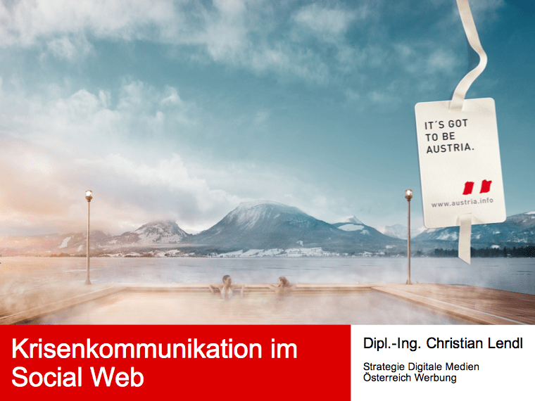 Krisenkommunikation im Social Web
