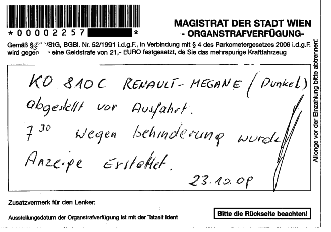 organstrafverfuegung