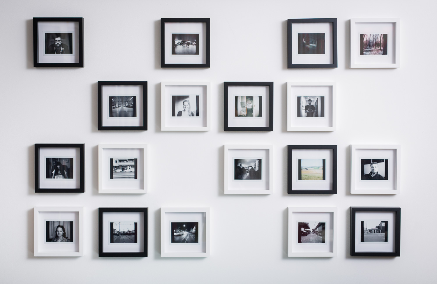 Polaroid-Wand